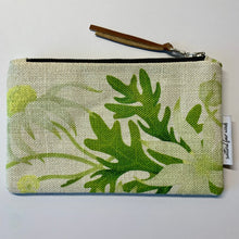 Load image into Gallery viewer, Coin Purse - Flannel Flowers Green
